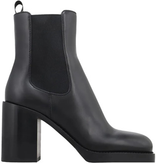 Prada Heeled Boots Prada , Black , Dames - 40 Eu,37 EU