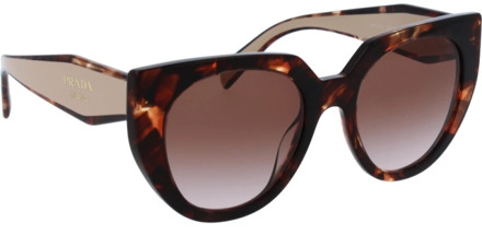 Prada Iconische zonnebril voor vrouwen Prada , Brown , Dames - 52 MM