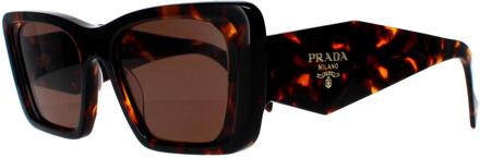 Prada PR08YS 01V8C1 honing havana donkerbruine zonnebril - maat