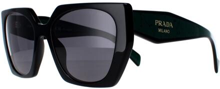 Prada PR15WS 1AB5Z1 zwart donkergrijs gepolariseerde zonnebril