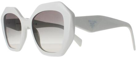 Prada PR16WS 142130 ivoorgrijze zonnebril met kleurverloop Wit - One Size