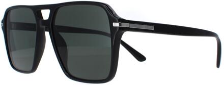 Prada PR20YS 1AB03R zwart groen gepolariseerde zonnebril