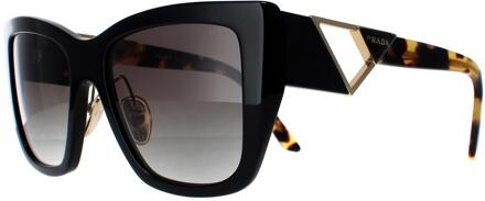 Prada PR21YS 1AB0A7 zwart en schildpad grijs gradiënt zonnebril - maat