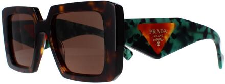 Prada PR23YS 2AU06B tortoise donkerbruine zonnebril - One Size