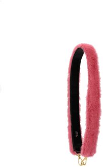Prada Roze Bont Schoudertas - One Size
