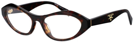 Prada Stijlvolle Optische Bril voor Vrouwen Prada , Brown , Dames - 53 MM