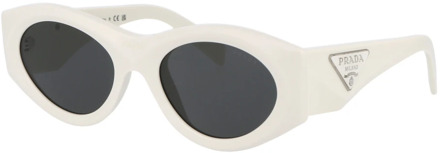 Prada Stijlvolle zonnebril met 0PR 20Zs Prada , White , Dames - 53 MM