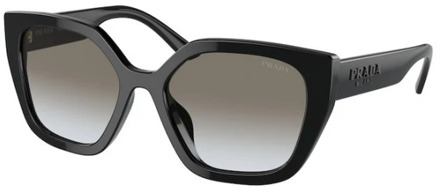 Prada Stijlvolle zonnebril met zwarte montuur Prada , Black , Dames - 52 MM