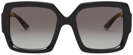 Prada Stijlvolle zonnebril voor vrouwen Prada , Black , Dames - 54 MM