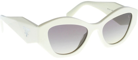 Prada Stijlvolle zonnebril voor vrouwen Prada , White , Dames - 53 MM
