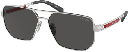 Prada Sunglasses Prada , Gray , Heren - 59 MM