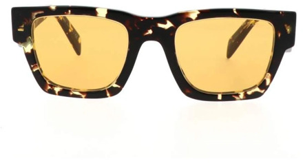 Prada SymboleLarge Sunglasses Prada , Brown , Heren - 56 MM