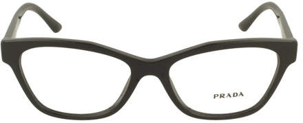Prada Upgrade je stijl met deze 03Wv damesbril in zwart Prada , Black , Dames - 51 MM