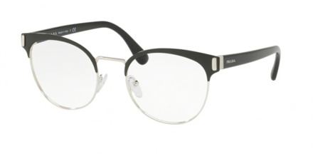 Prada Verhoog je stijl met deze hoogwaardige metalen bril Prada , Black , Dames - 52 MM