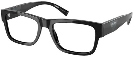 Prada Verhoog je stijl met zwarte montuurbrillen Prada , Black , Unisex - 54 MM