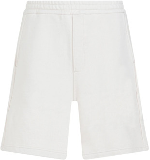 Prada Witte katoenen Bermuda shorts Prada , White , Heren - L,M,S