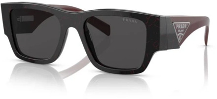 Prada Zwarte stijlvolle zonnebril Prada , Black , Unisex - 54 MM