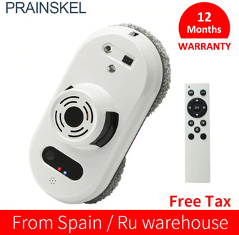 Prainskel Window Cleaning Robot Window Robot Vacuum Cleaner Remote Control Magnetic Glass Cleaning Robot Framed Window Robot