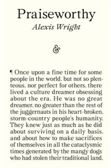 Praiseworthy - Alexis Wright