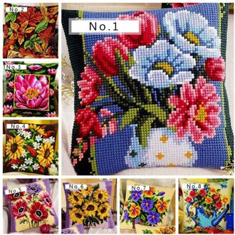 Prajña Klink Haak Tapijt Kits Kussen Klink Haak Kussen Mat Diy Craft Beer Vlinder Kruissteek Handwerk Haken Borduren nee.5