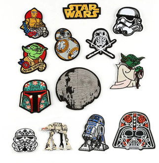 Prajna Star Wars Patch Embroidered Patches For Clothing Iron On Patches On Clothes Stranger Things Patch DIY Apparel Accessories