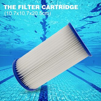 Praktische 10.7X20.5Cm Zwembad Speciale Filter Papier Core Multi-Functionele Duurzaam Classic Spa Zwembad Filtratie Papier