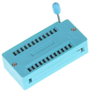 Praktische 1PC Universal 14/16/18/20/24/28/32/40 pin IC Test Universal ZIF Socket Home Improvement 5