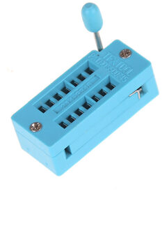 Praktische 1PC Universal 14/16/18/20/24/28/32/40 pin IC Test Universal ZIF Socket Home Improvement