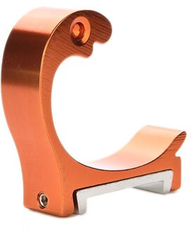 Praktische Aluminium Candy Kleur Decoratieve Muur Haken En Rekken, kleerhanger & Metaal & Handdoek & Jas & Robe Hook. Badkamer Accessoires Oranje