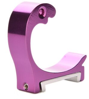 Praktische Aluminium Candy Kleur Decoratieve Muur Haken En Rekken, kleerhanger & Metaal & Handdoek & Jas & Robe Hook. Badkamer Accessoires Paars