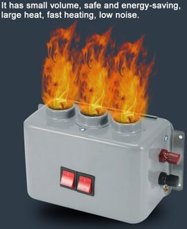 Praktische Auto Elektrische Kachel Drie Gaten Heater Auto Voorruitontwaseming Truck Heater Venster Glas Ontdooier Interieur Voor Auto