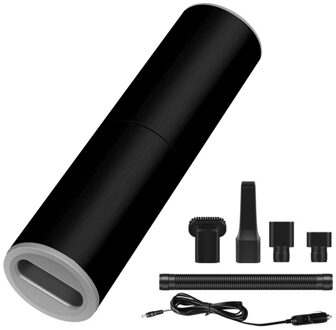 Praktische Auto Mini Stofzuiger Mini 4000Pa 120W Zuig Draagbare Stofzuiger Voor Car Home Computer Schoonmaken zwart