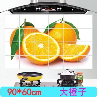 Praktische Behang Keuken Muurstickers Keuken Oliebestendig Verwijderbare Muurstickers Art Decor Thuis Sticker Fruit Stickers 60*90 Cm 290-4
