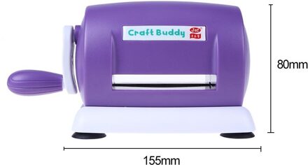 Praktische Diy Sterft Embossing Machine Scrapbooking Cutter Sterft Machine Papieren Kaart Maken Craft Tool Gestanst Groen Wit paars