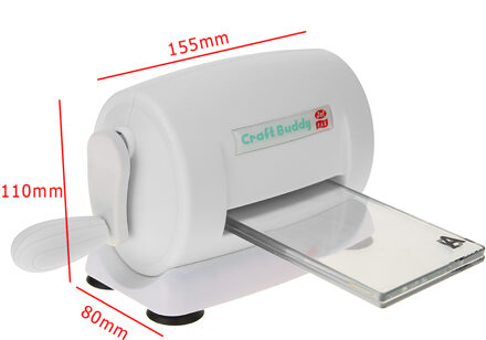 Praktische Diy Sterft Embossing Machine Scrapbooking Cutter Sterft Machine Papieren Kaart Maken Craft Tool Gestanst Groen Wit