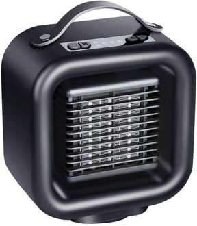 Praktische Economische Draagbare Kachel Fan Thermostaat Elektrische Kachel Ventilator Comfortabele Zwarte Klassieke Mode Stijl