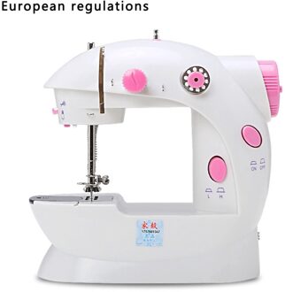 Praktische Elektrische Sweing Tailor Kleine Huishoudelijke Elektrische Mini Multifunctionele Draagbare Naaimachine Blauw