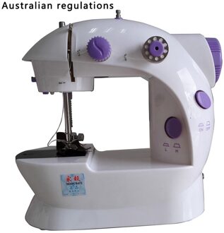 Praktische Elektrische Sweing Tailor Kleine Huishoudelijke Elektrische Mini Multifunctionele Draagbare Naaimachine Kaki