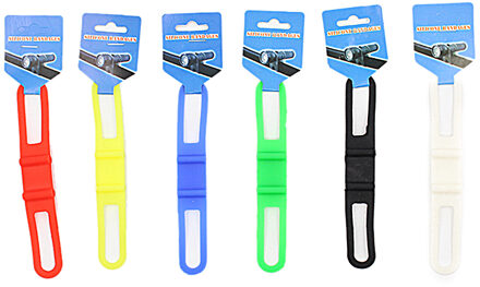 Praktische Fietsen Fiets Front Light Siliconen Bandage Bevestiging Hoge Elasticiteit Siliconen Fiets Licht Houder Band Strap