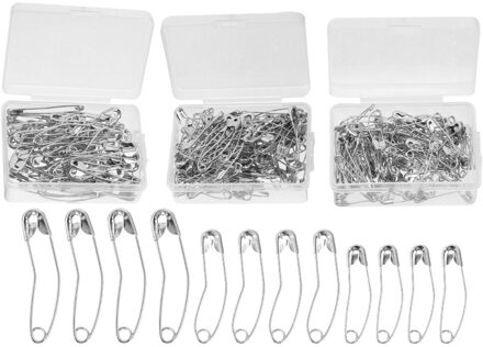 Praktische Gebogen Veiligheidsspeld Mode Kleding Veiligheid Pin Voor Sjaal Stof Ambachten zilver