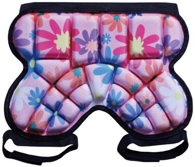 Praktische Gewatteerde Ski Snowboard Hip Billen Beschermende Broek Apparatuur Dikke Kids Heupkussen Butt Gewatteerde Shorts Roze