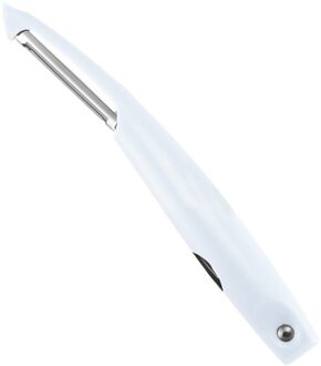 Praktische Groente En Fruit Peeling Multifunctionele Versnipperd En Snijden Voor Keuken Tool 1 Pc 304 Rvs Premium wit