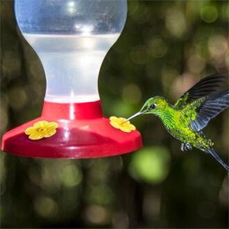 Praktische Hummingbird Feeder Vervanging Bloemen Geel Voeden Poorten Vogel Feeder