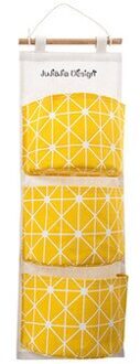 Praktische Katoen & Linnen Opknoping Opbergtas Achter Deur Muur Opknoping Diversen Organizer Bag Home Decor 1