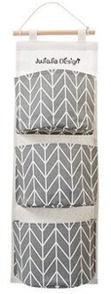 Praktische Katoen & Linnen Opknoping Opbergtas Achter Deur Muur Opknoping Diversen Organizer Bag Home Decor 2
