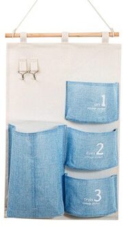 Praktische Katoen & Linnen Opknoping Opbergtas Achter Deur Muur Opknoping Diversen Organizer Bag Home Decor 4
