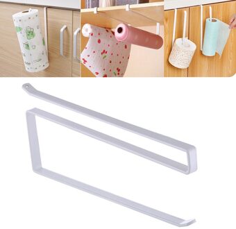 Praktische Keuken Wc Papierrolhouder Handdoek Opbergrek Tissue Hanger Kabinet Opknoping Plank Badkamer Toiletrolhouder
