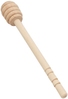 Praktische Lange Handvat Houten Honingsstok Honing Dipper Roer Bar Menglepel Spiraal Keuken Gereedschap 3