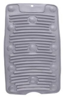 Praktische Laundryhome Opvouwbare Draagbare Praktische Wasserij Tool Dikker Scrubboards Kleding Schrobben Schoonmaken Wassen Board grijs