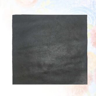 Praktische Lederen Stof Sofa Seat Cover Creatieve Cattlehide Materiaal (30X30Cm, Zwart)